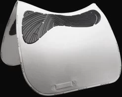 Acavallo Twin Sided Gel Pad Plus Dressage Square White