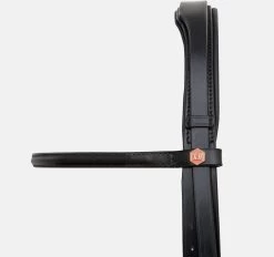 Albion Competition Snaffle Headpiece Black