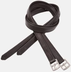Albion Wrapped Stirrup Leathers Black
