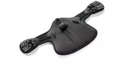 Amerigo Stud Girth With Buckle Strap & Carabiner Black