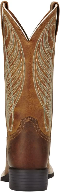 Ariat Round Up Square Toe Western Boot Powder Brown 8 Ariat Round Up Square Toe Western Boot Powder Brown -Equestrian Supplies Store ariat round up square toe western boot 126790687 powder brown 335763668