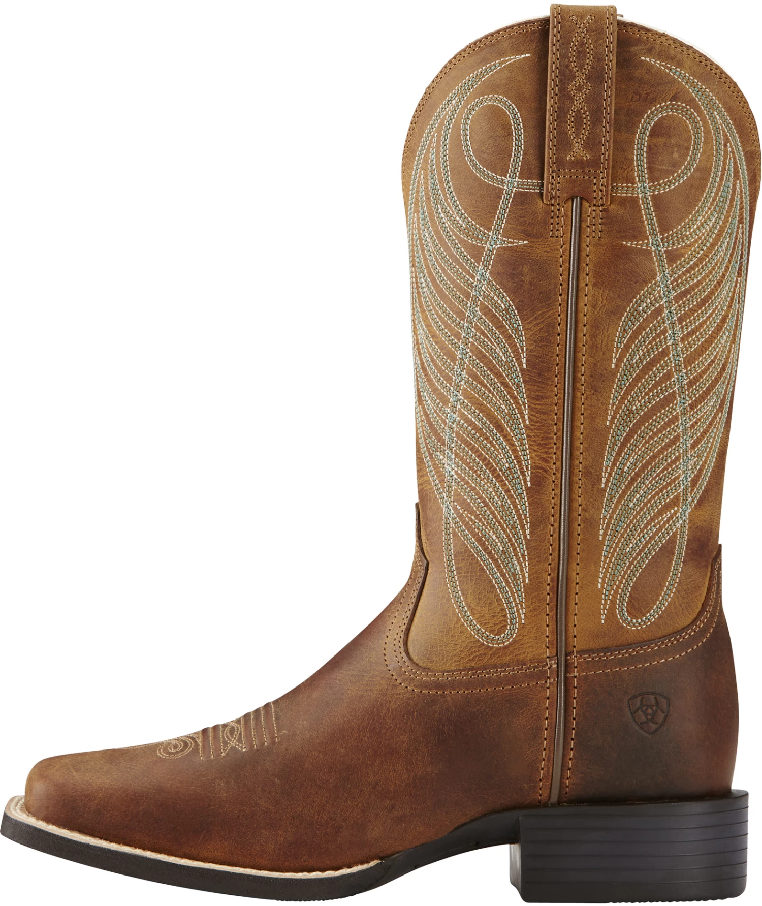 Ariat Round Up Square Toe Western Boot Powder Brown 3 Ariat Round Up Square Toe Western Boot Powder Brown - Image 3