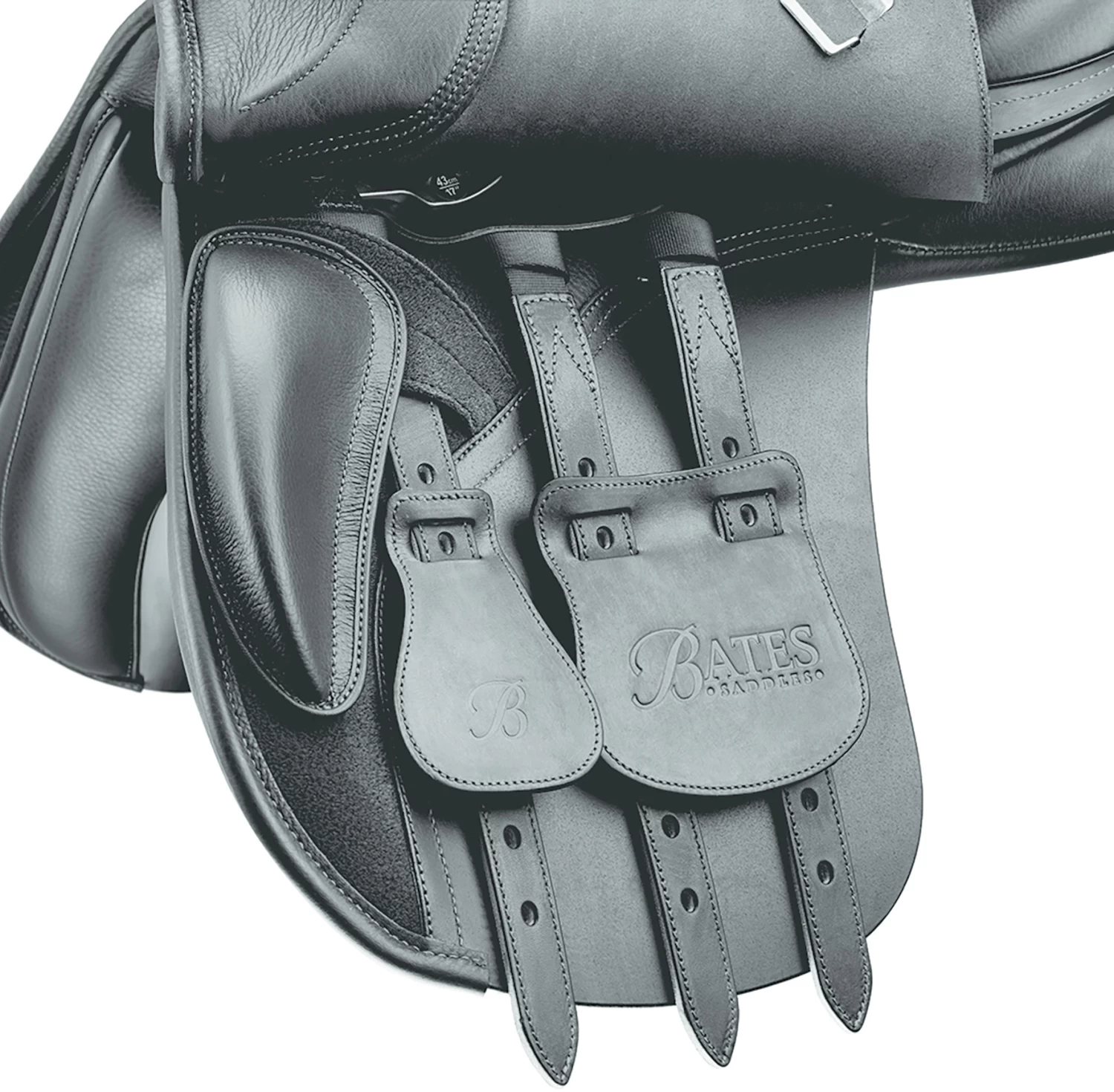 Bates All Purpose VSD Heritage Leather Saddle Classic Black 2 Bates All Purpose VSD Heritage Leather Saddle Classic Black - Image 2