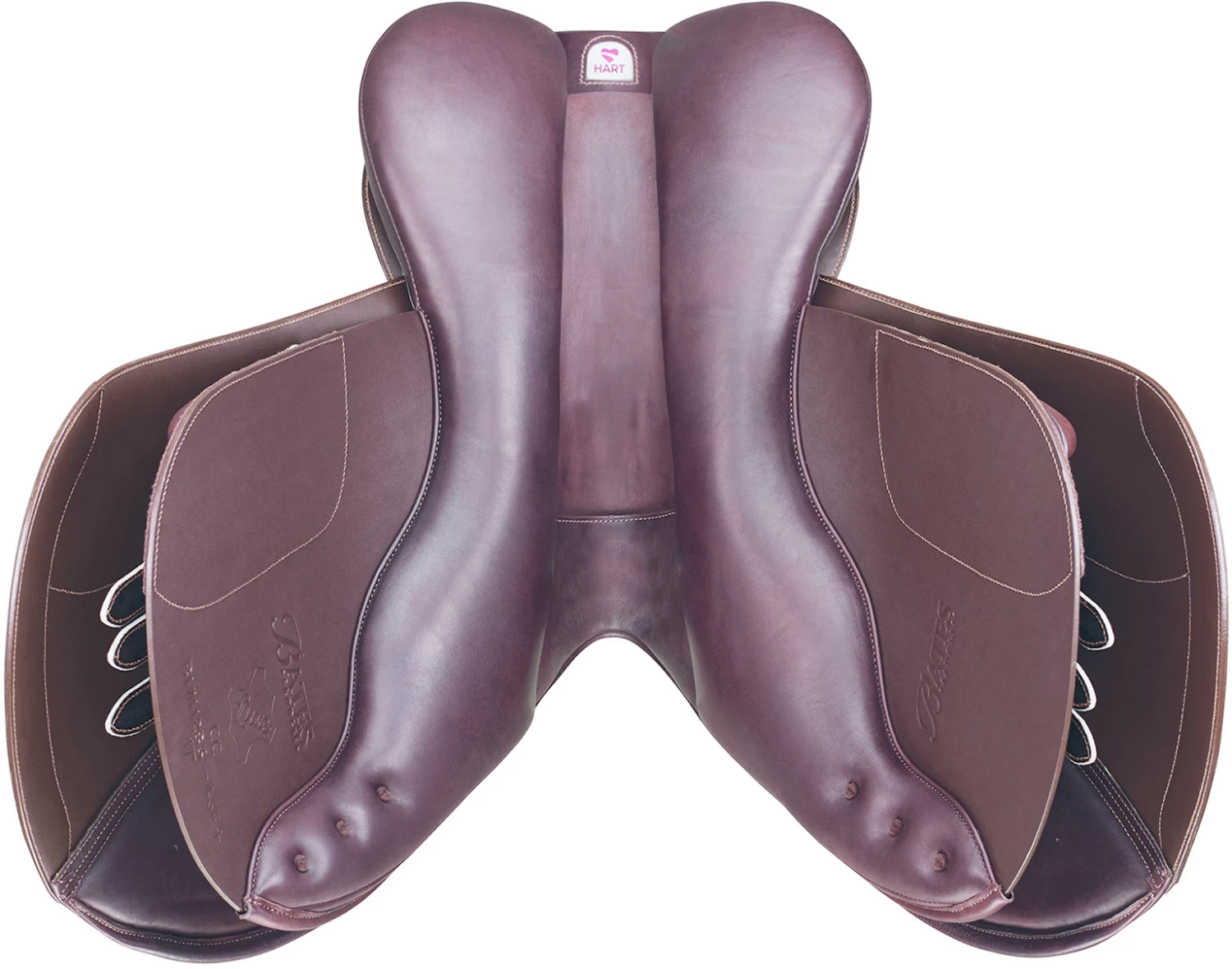 Bates Caprilli Close Contact+ FWD With Luxe Leather (CAIR) Saddle Classic Brown 3 Bates Caprilli Close Contact+ FWD With Luxe Leather (CAIR) Saddle Classic Brown - Image 3