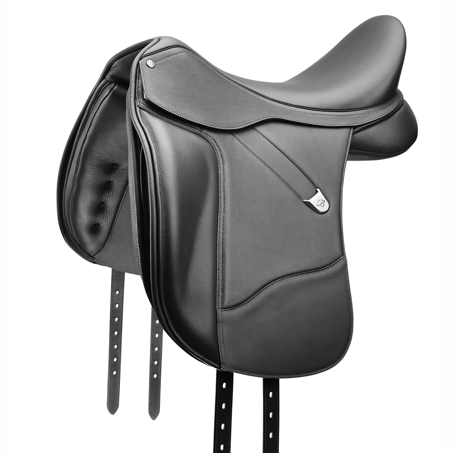 Bates Dressage+ (CAIR) Saddle Classic Black 1 Bates Dressage+ (CAIR) Saddle Classic Black