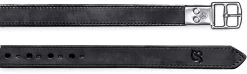 Bates Stirrup Leathers In Heritage Leather Classic Black