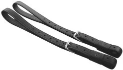 Bates Stock Stirrup Leathers Classic Black