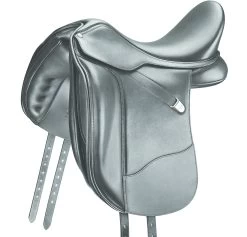 Bates WIDE Dressage+ (CAIR) Saddle Classic Black