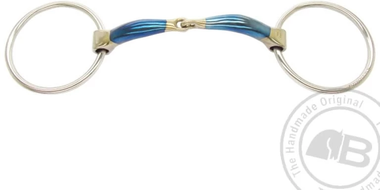 Bomber Loose Ring Single Joint Snaffle 1 Bomber Loose Ring Single Joint Snaffle