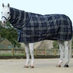 Bucas Celtic Combi Stable Neck Cover Tartan Grey