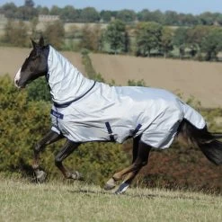 Bucas Sun Shower Rug With Combi Neck Cover Silver