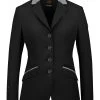 Cavallo Estoril Womens Competition Jacket With Alcantara Collar Deep Blue