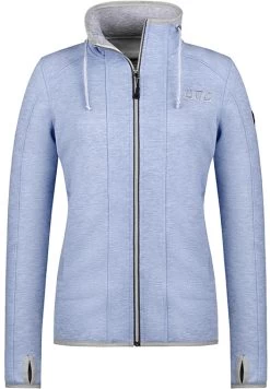 Cavallo Iowa Womens Full Zip Sweat Jacket Light Blue Melange