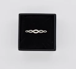 Cavendish French Crystal Plait Stock Pin