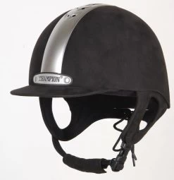 Champion Ventair Hat Black/Silver -Equestrian Supplies Store champion ventair hat 119691028 black silver 326675995