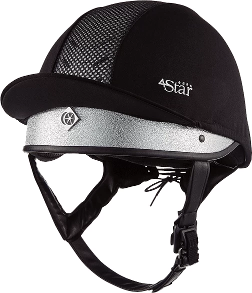 Charles Owen 4 Star Jockey Skull Silver 1 Charles Owen 4 Star Jockey Skull Silver