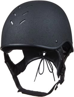 Charles Owen JS1 Pro Jockey Skull Black