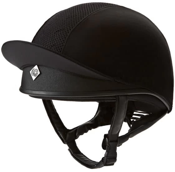 Charles Owen Pro II Plus Jockey Skull Black 1 Charles Owen Pro II Plus Jockey Skull Black