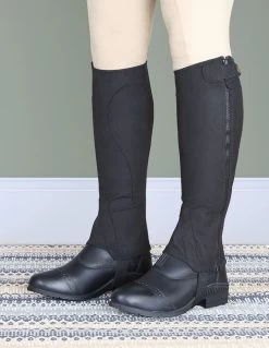 Moretta Shires Childrens Amara Half Chaps Black