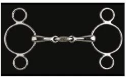 Jeffries Eldonian Dutch 3 Ring Revolver Centre Gag Bit