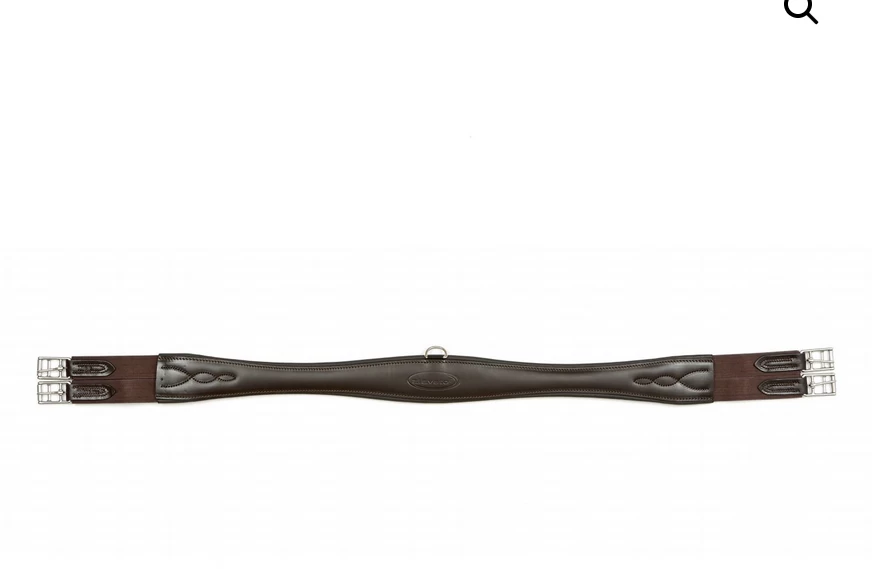 Elevator Leather Padded Performance Girth Elastic Both Ends Brown 1 Elevator Leather Padded Performance Girth Elastic Both Ends Brown