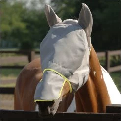 Equilibrium Field Relief Max Fly Mask Grey/Blue Binding