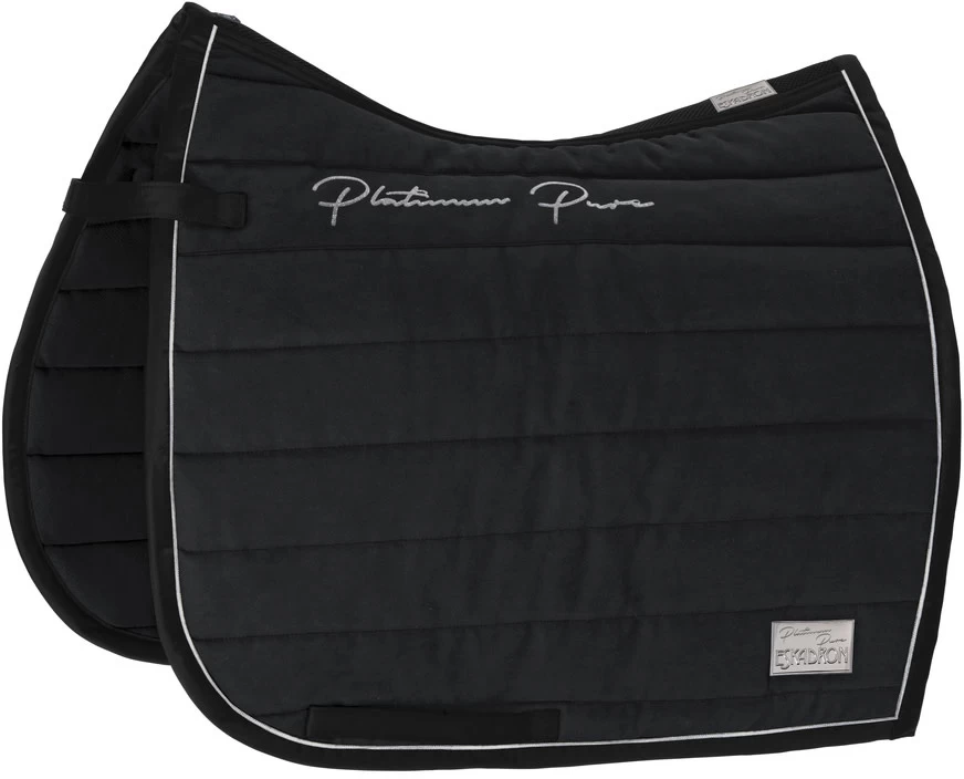 Eskadron Platinum Pure Polo Alcapad Saddle Pad Black Universal Fit