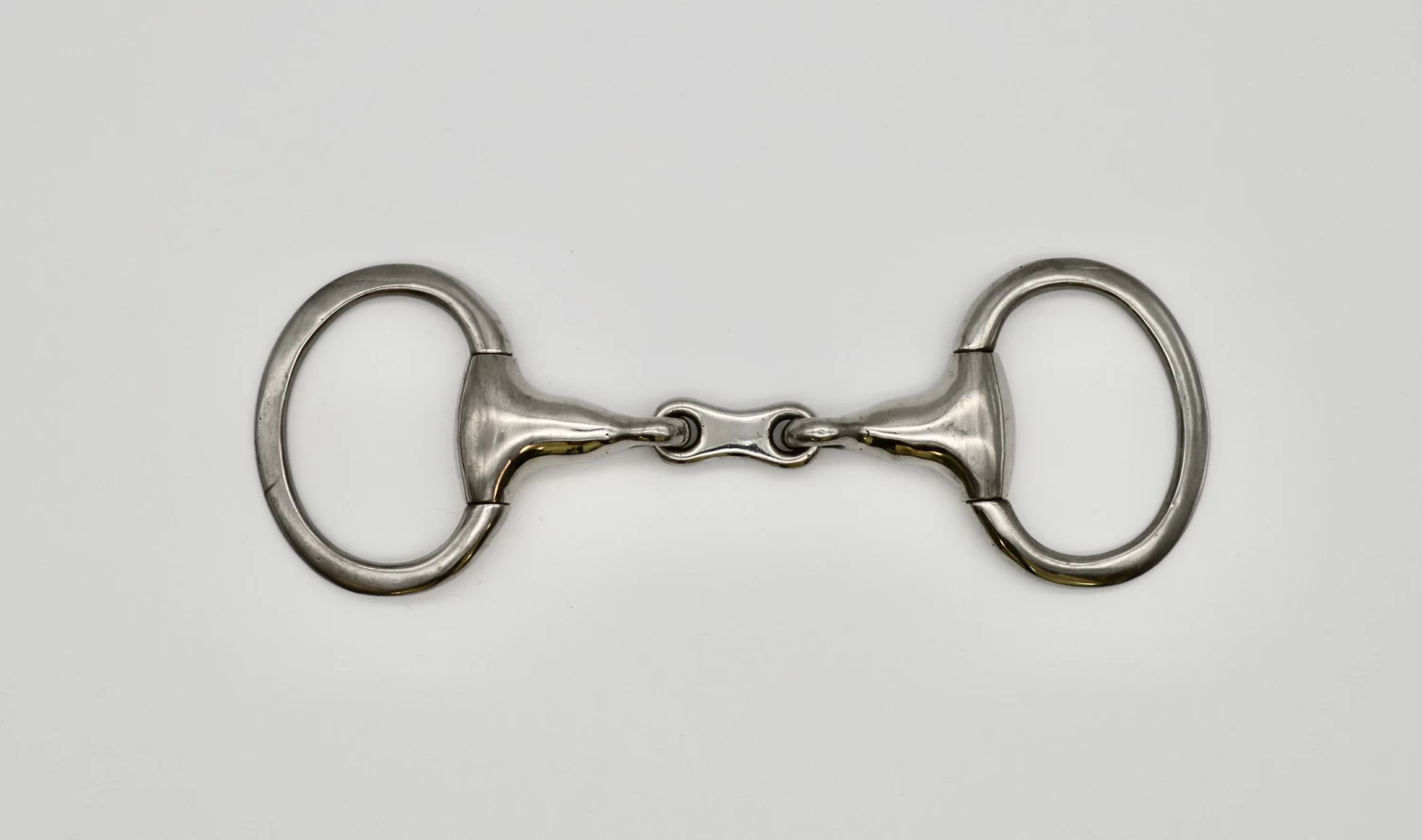 Flat Ring Eggbutt French Link 23mm S/Steel Snaffle 4 1/4" 1 Flat Ring Eggbutt French Link 23mm S/Steel Snaffle 4 1/4"