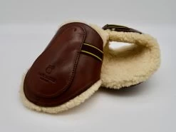 Frank Baines Leather & Sheepskin Fetlock Boots Brown