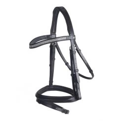 GFS Monarch Crystal Flash Bridle Black