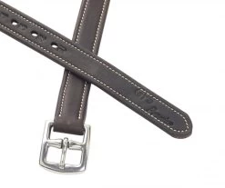 GFS Premier Stirrup Leathers Black