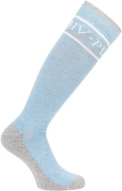 H V Polo Brandy Socks Sky Blue
