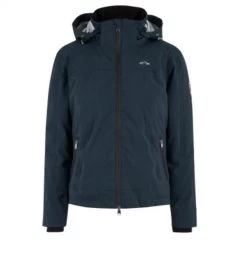 H V Polo Dunkin Padded Water Resistant Womens Jacket Navy