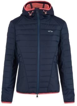 H V Polo Marselan Womens Hooded Jacket Navy