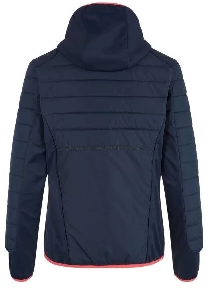 H V Polo Marselan Womens Hooded Jacket Bright Coral 2 H V Polo Marselan Womens Hooded Jacket Bright Coral - Image 2