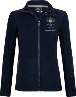 H V Polo Quant Womens Fleece Zip Jacket Navy