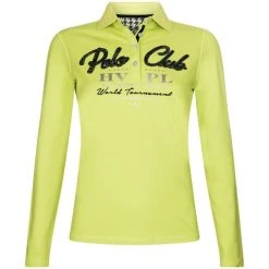H V Polo Sedalia Womens Long Sleeve Shirt Lime