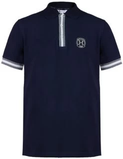 Harcour Colin Mens Polo Shirt Navy
