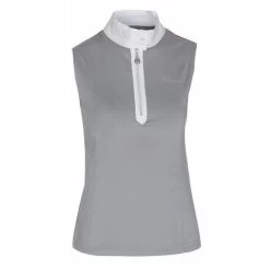 Harcour Lea Womens Sleeveless Competition Shirt White