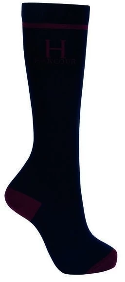 Harcour Nina Winter Socks Navy 1 Harcour Nina Winter Socks Navy