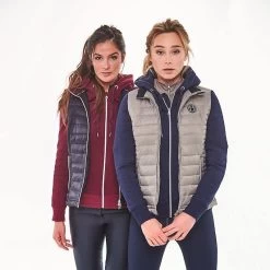 Harcour Rose Quilted Womens Gilet Taupe -Equestrian Supplies Store harcour rose quilted womens gilet 119559381 taupe 317639363