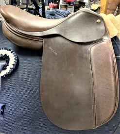 Harry Dabbs AO Show Saddle 17 1/2" M Havana Ex Demo