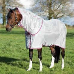 Amigo Horseware Bug Rug Silver/Purple & Mint