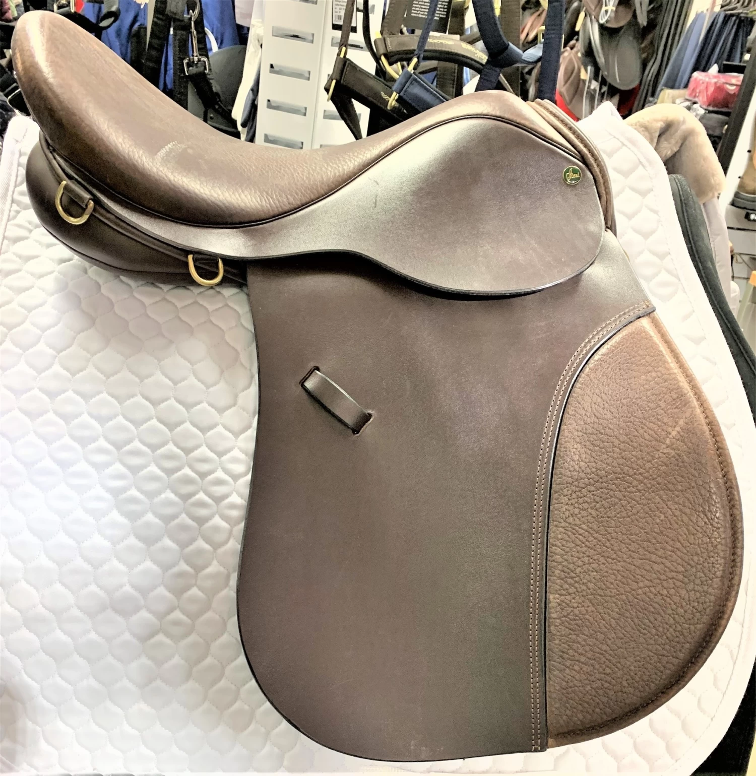 Ideal Event Standard Seat VSD Saddle 18" MW Brown Ex Demo 1 Ideal Event Standard Seat VSD Saddle 18" MW Brown Ex Demo