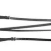 Jeffries Show Split Reins / Pelham Reins / Converter Reins Black