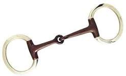 Korsteel Eggbutt Jointed Sweet Iron Snaffle 4 1/2"