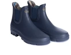 Le Chameau Womens Iris Chelsea Jersey Lined Boot Blue Fonce