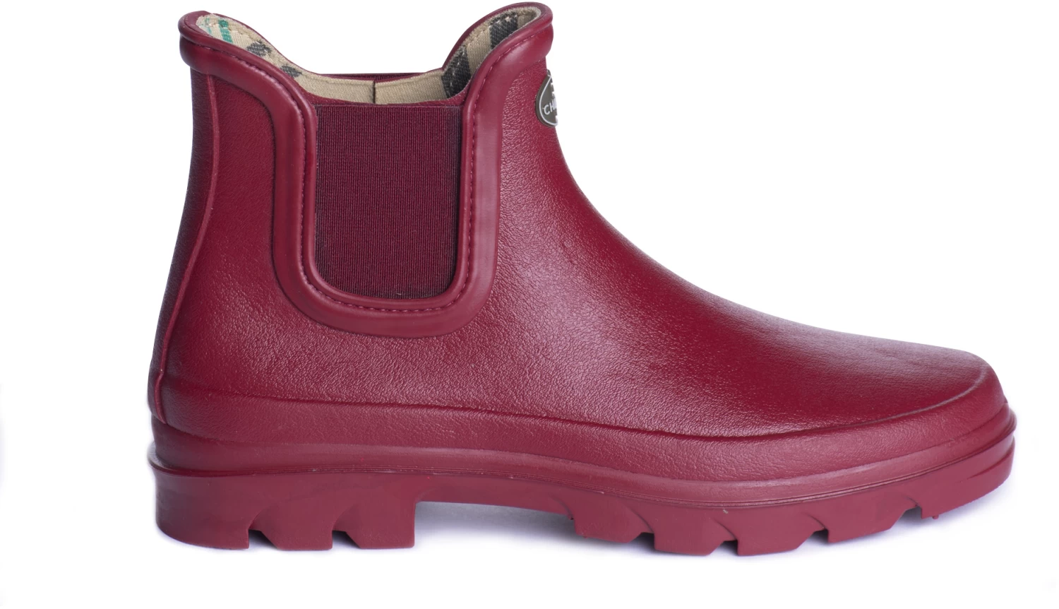 Le Chameau Womens Iris Chelsea Jersey Lined Boot Rouge 5 Le Chameau Womens Iris Chelsea Jersey Lined Boot Rouge - Image 5