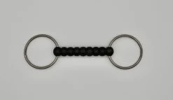 Loose Ring Plastic Straight Bar Snaffle 4 1/2"
