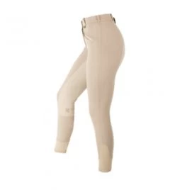 Mark Todd Collection Ladies Tauranga Full Suede Seat Breeches Dark Beige